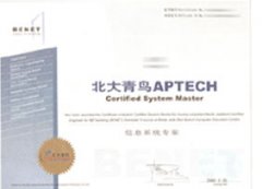 北大青鸟ATHCH颁布的BENET信息系统专家